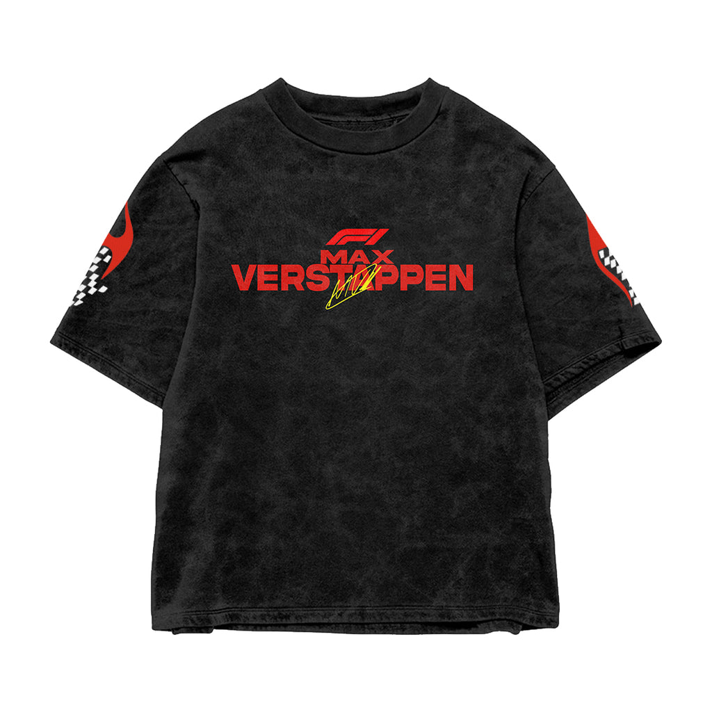 Verstappen Acid wash Oversized Tee