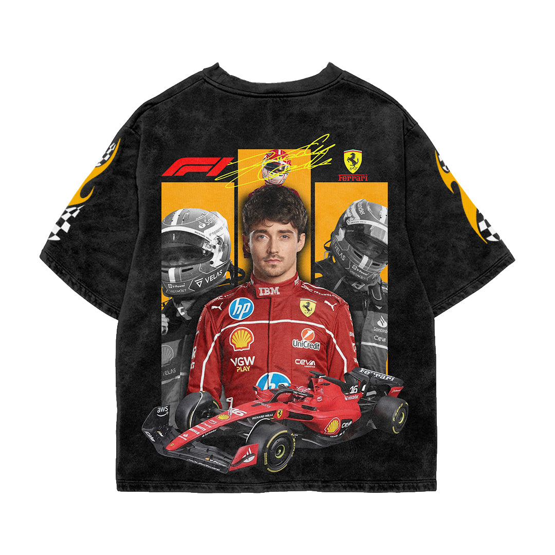 Leclerc Acid wash Oversized Tee