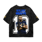 Mbappé Elite Acid Wash Oversized Tee