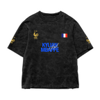 Mbappé Elite Acid Wash Oversized Tee